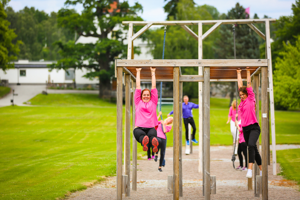Nytt utomhusgym på Happy Tammsvik.