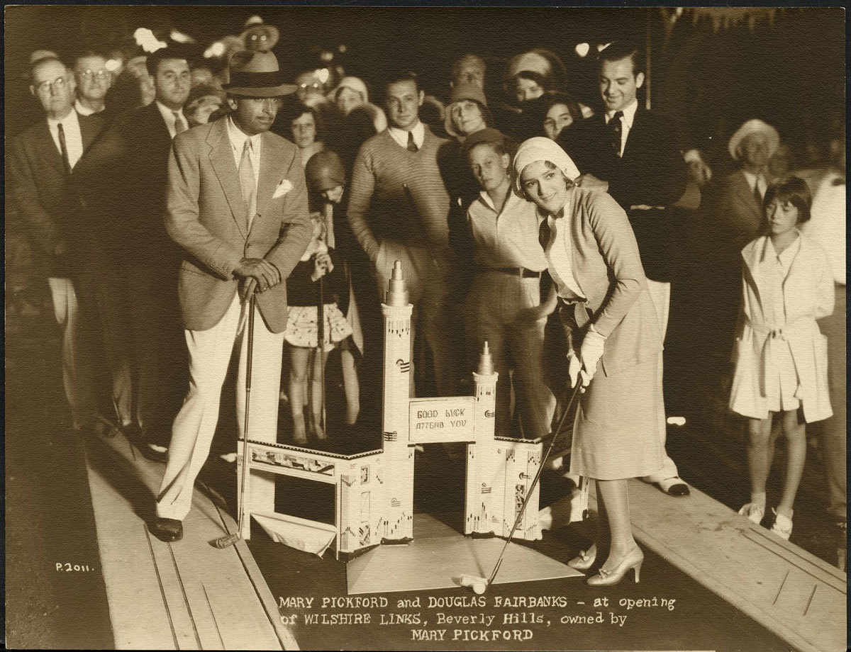 Minigolf,  Mary Pickford