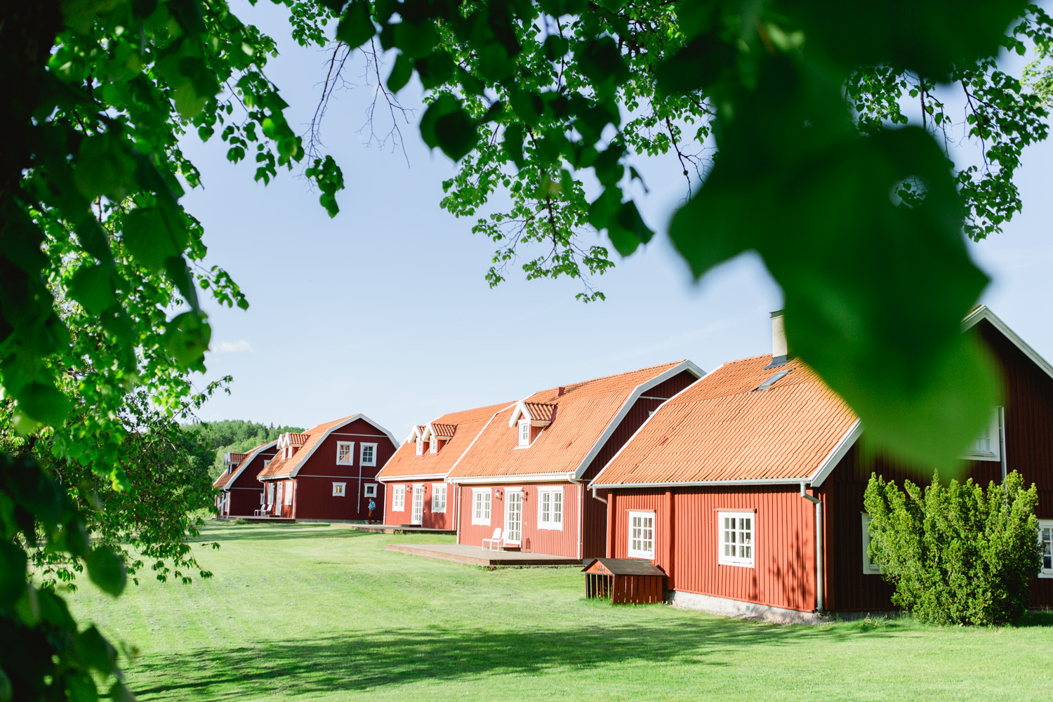 Vidbynäs Röda Byn Vidbynäs villagtan